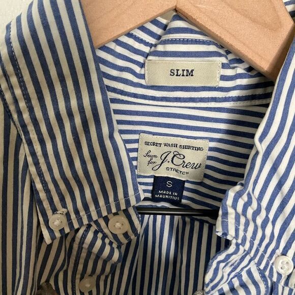 J. Crew Stripe Button Down Slim Shirt - Picture 5 of 7